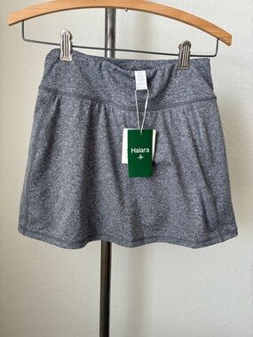 Halara sz XS Heather Grey Skort New With Tags
